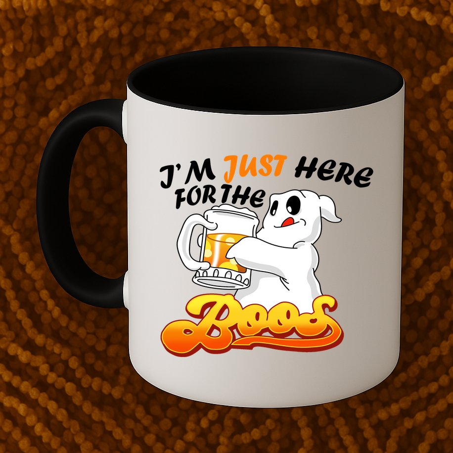 I'm Just Here For the Boos Fun Halloween Mug