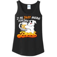 I'm Just Here For the Boos Fun Halloween Ladies Essential Tank