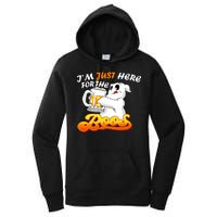 I'm Just Here For the Boos Fun Halloween Women's Pullover Hoodie