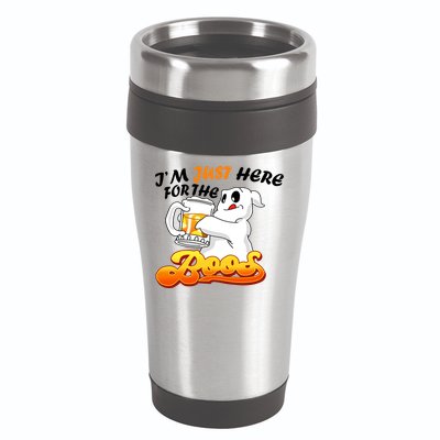 I'm Just Here For the Boos Fun Halloween 16oz Travel Tumbler