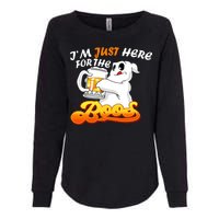 I'm Just Here For the Boos Fun Halloween Womens California Wash Sweatshirt