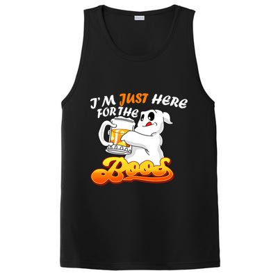 I'm Just Here For the Boos Fun Halloween PosiCharge Competitor Tank