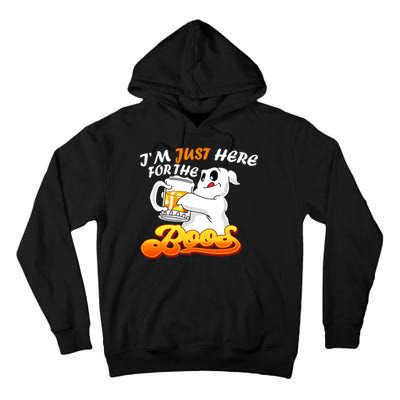 I'm Just Here For the Boos Fun Halloween Tall Hoodie