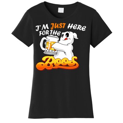 I'm Just Here For the Boos Fun Halloween Women's T-Shirt