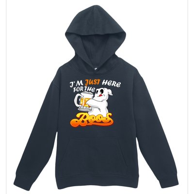 I'm Just Here For the Boos Fun Halloween Urban Pullover Hoodie