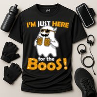 I'm Just Here For The Boos! Halloween Cooling Performance Crew T-Shirt