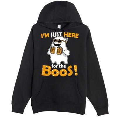 I'm Just Here For The Boos! Halloween Premium Pullover Hoodie