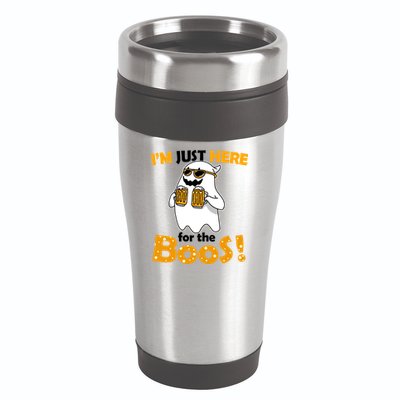 I'm Just Here For The Boos! Halloween 16oz Travel Tumbler