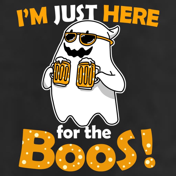 I'm Just Here For The Boos! Halloween Golf Towel