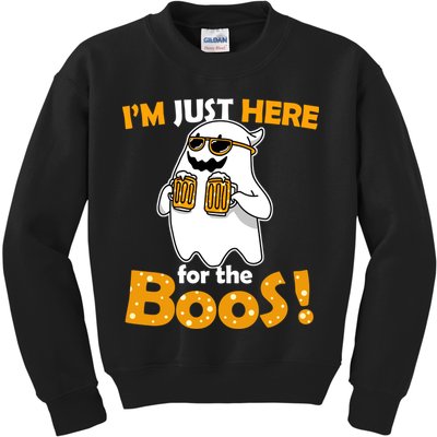 I'm Just Here For The Boos! Halloween Kids Sweatshirt