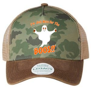 I'm Just Here For The Boos! Halloween Ghost Legacy Tie Dye Trucker Hat