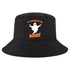 I'm Just Here For The Boos! Halloween Ghost Cool Comfort Performance Bucket Hat