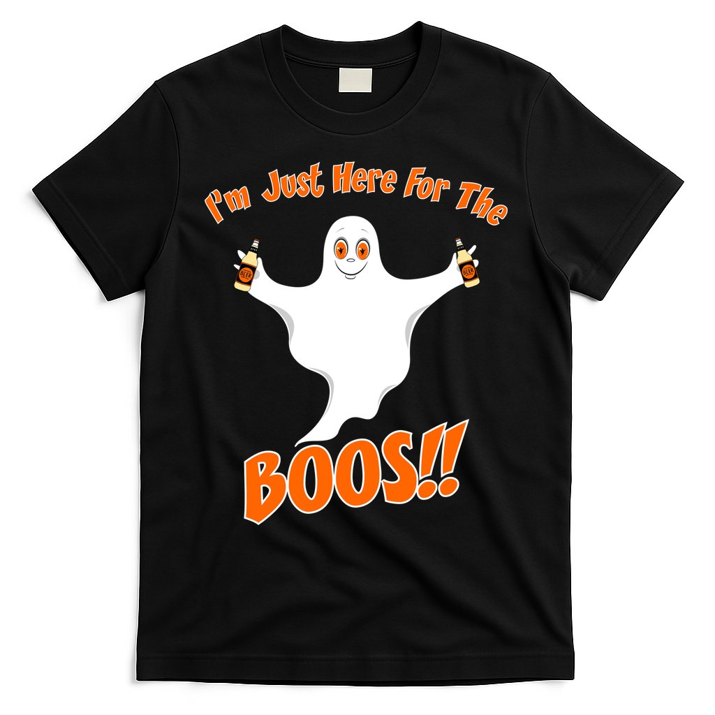 I'm Just Here For The Boos! Halloween Ghost T-Shirt