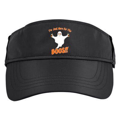 I'm Just Here For The Boos! Halloween Ghost Adult Drive Performance Visor