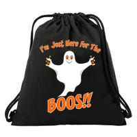 I'm Just Here For The Boos! Halloween Ghost Drawstring Bag