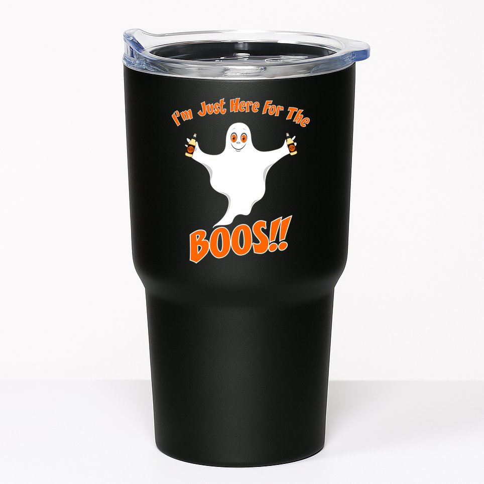I'm Just Here For The Boos! Halloween Ghost Tumbler
