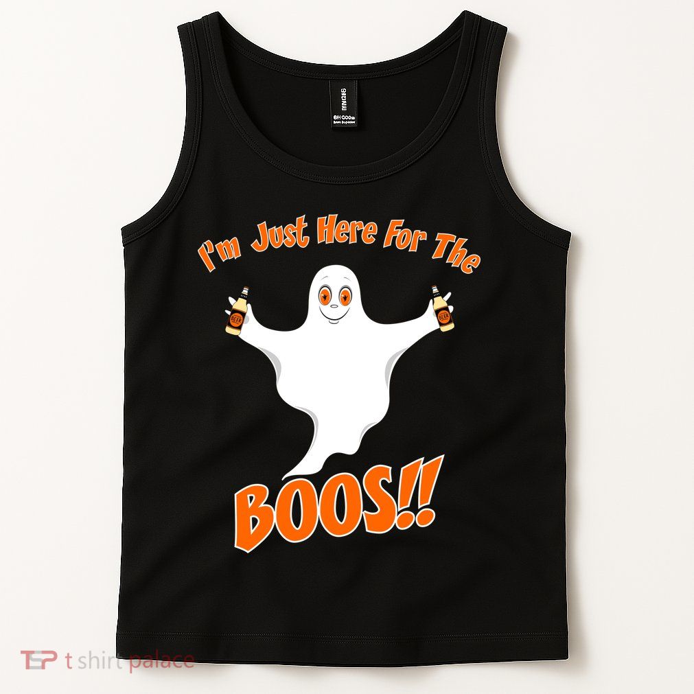 I'm Just Here For The Boos! Halloween Ghost Tank Top