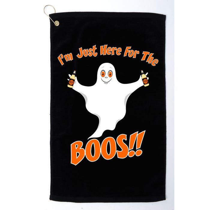 I'm Just Here For The Boos! Halloween Ghost Golf Towel