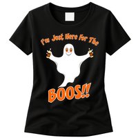 I'm Just Here For The Boos! Halloween Ghost Womens T-Shirt