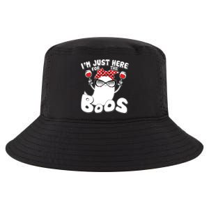 I'm Just Here For The Boos Wine Lover Cool Comfort Performance Bucket Hat