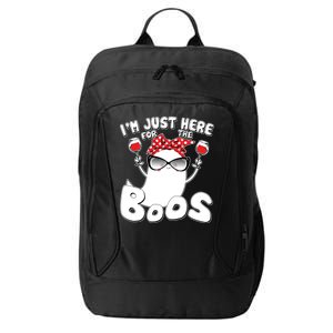 I'm Just Here For The Boos Wine Lover City Backpack