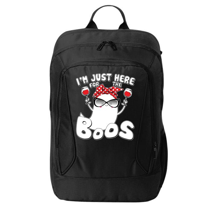 I'm Just Here For The Boos Wine Lover City Backpack