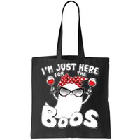 I'm Just Here For The Boos Wine Lover Tote Bag