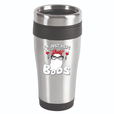 I'm Just Here For The Boos Wine Lover 16oz Travel Tumbler