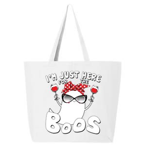 I'm Just Here For The Boos Wine Lover 25L Jumbo Tote