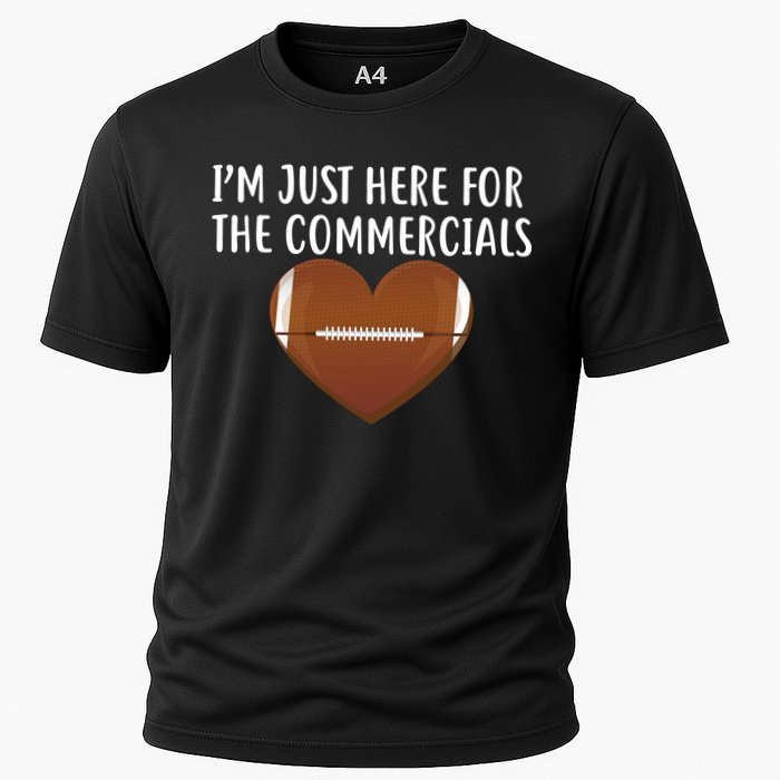 I'm Just Here For The Commercials  Cooling Performance Crew T-Shirt
