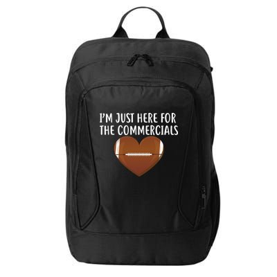 I'm Just Here For The Commercials  City Backpack