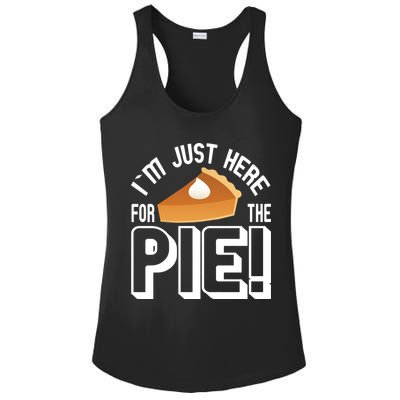 I'm Just Here For The Pie Ladies PosiCharge Competitor Racerback Tank
