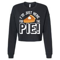 I'm Just Here For The Pie Cropped Pullover Crew
