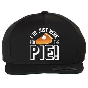 I'm Just Here For The Pie Wool Snapback Cap