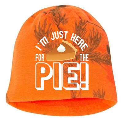 I'm Just Here For The Pie Kati - Camo Knit Beanie