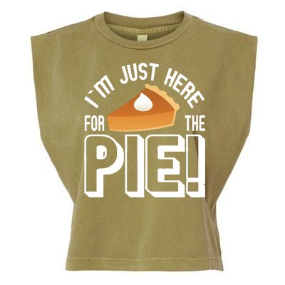 I'm Just Here For The Pie Garment-Dyed Women's Muscle Tee