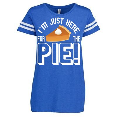 I'm Just Here For The Pie Enza Ladies Jersey Football T-Shirt