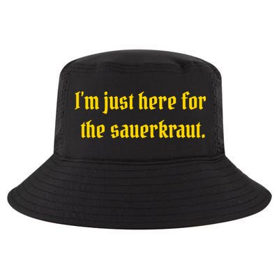 I'm Just Here For The Sauerkraut Cool Comfort Performance Bucket Hat