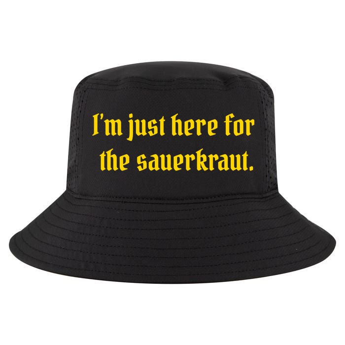 I'm Just Here For The Sauerkraut Cool Comfort Performance Bucket Hat