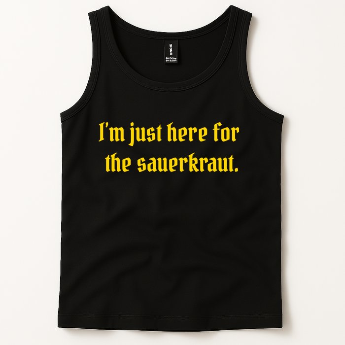 I'm Just Here For The Sauerkraut Tank Top