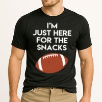 I'm Just Here for the Snacks Football Cooling Performance Crew T-Shirt