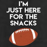 I'm Just Here for the Snacks Football Adult Drive Performance Visor