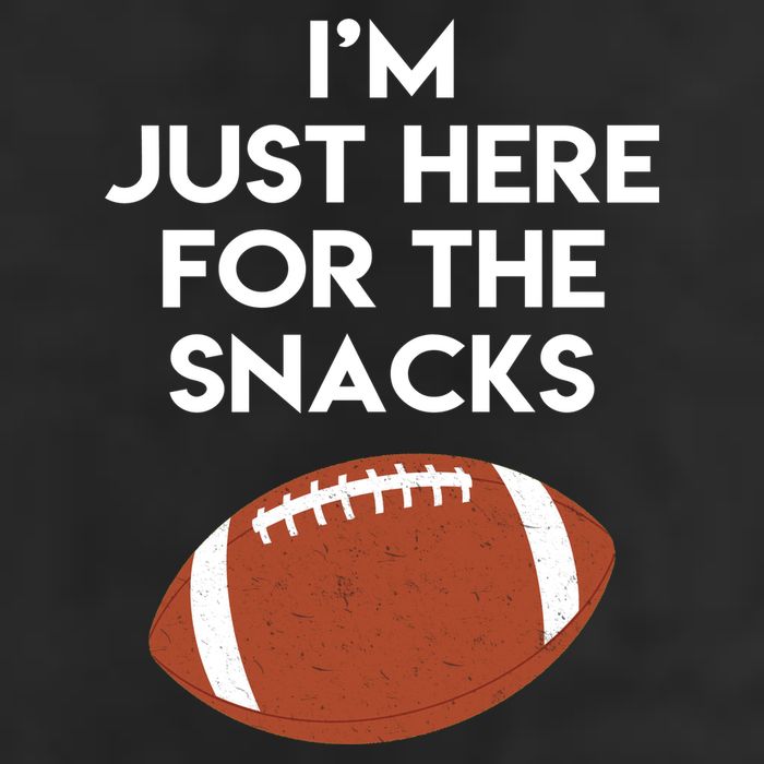 I'm Just Here for the Snacks Football Adult Drive Performance Visor