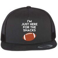 I'm Just Here for the Snacks Football Flatbill Hat