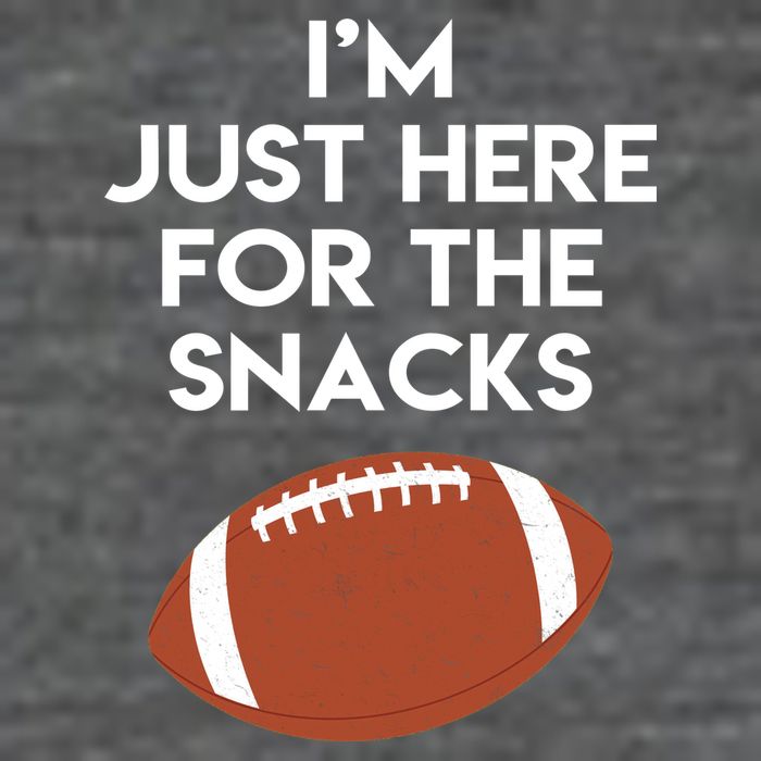 I'm Just Here for the Snacks Football Premium T-Shirt