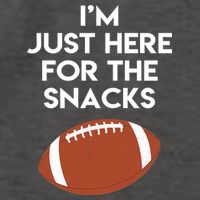 I'm Just Here for the Snacks Football Vector Backpack