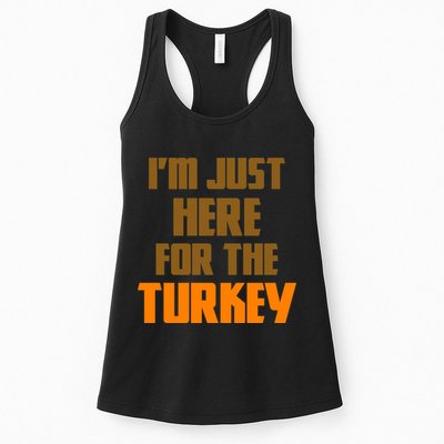 I'm Just Here For The Turkey Womens Tank Top