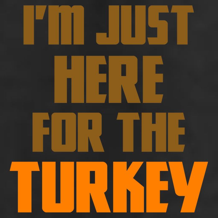I'm Just Here For The Turkey Golf Towel