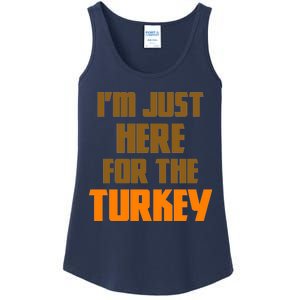 I'm Just Here For The Turkey Ladies Essential Tank