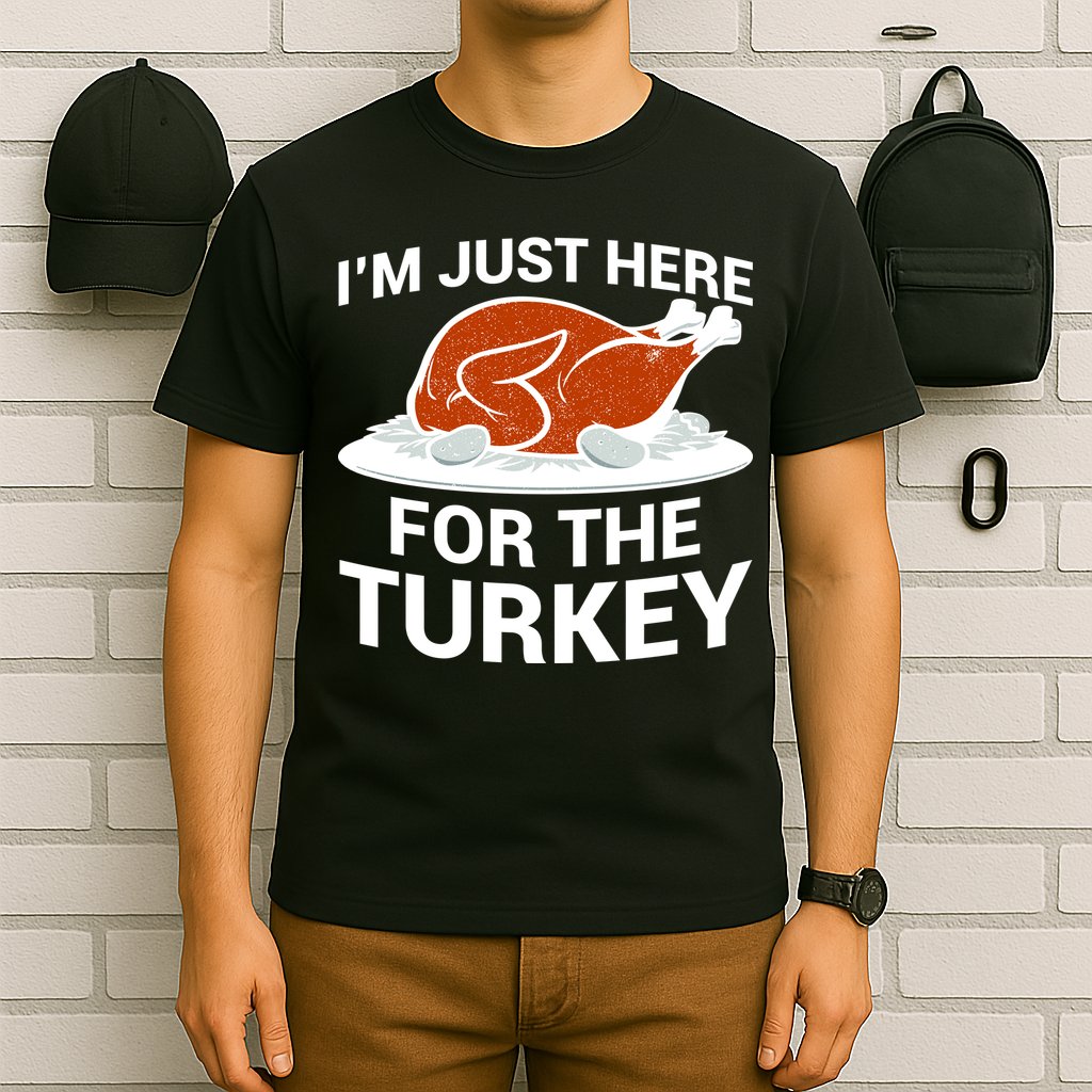 I'm Just Here For The Turkey Thanksgiving T-Shirt